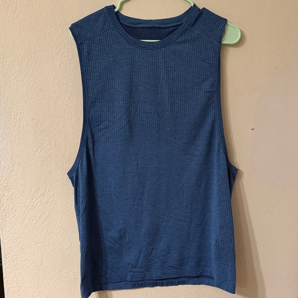 Blue Lululemon Sleeveless Men’s  Athletic Tank Top